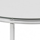 Stolik szklany Actona Cross 55cm - Elegancki design