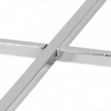 Stolik szklany Actona Cross 55cm - Elegancki design