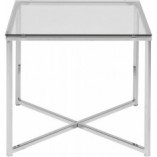 Stolik szklany Actona Cross 50x50cm - Elegancki design | Kup teraz!