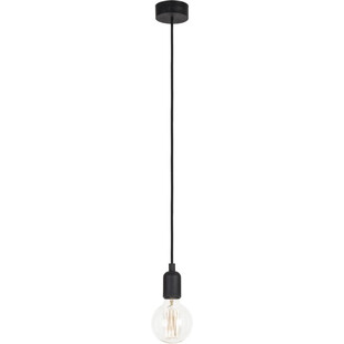 Lampa wisząca czarna "Żarówka" Silicone - Nowodvorski