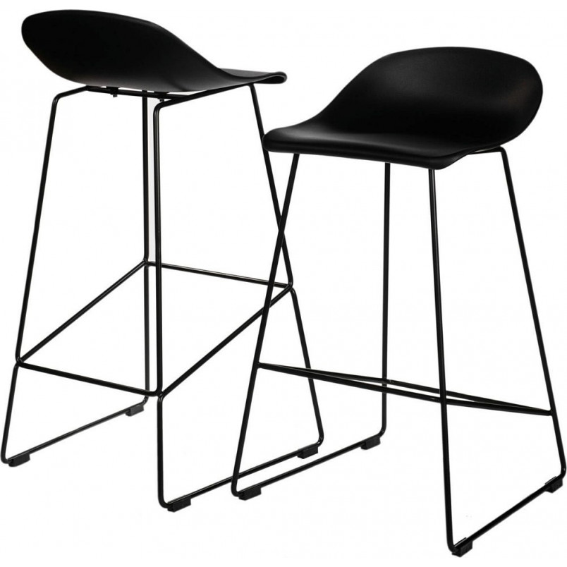 Stołek barowy Intesi Molly - Industrialny design | Sklep mebli