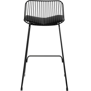 Stołek barowy Dill Low Intesi | Nowoczesny design, czarny
