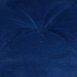 Krzesło fotelowe pikowane granatowe Signal | Komfort i styl
