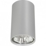 Lampy punktowe | Lampa Spot tuba Eye 9 Srebrna Nowodvorski do salonu, kuchni i przedpokoju