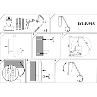 Kinkiet Nowodvorski Eye Super czarny - Minimalistyczny design