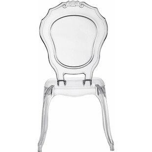Krzesło Przezroczyste Queen Intesi - Elegancki Design | Sklep