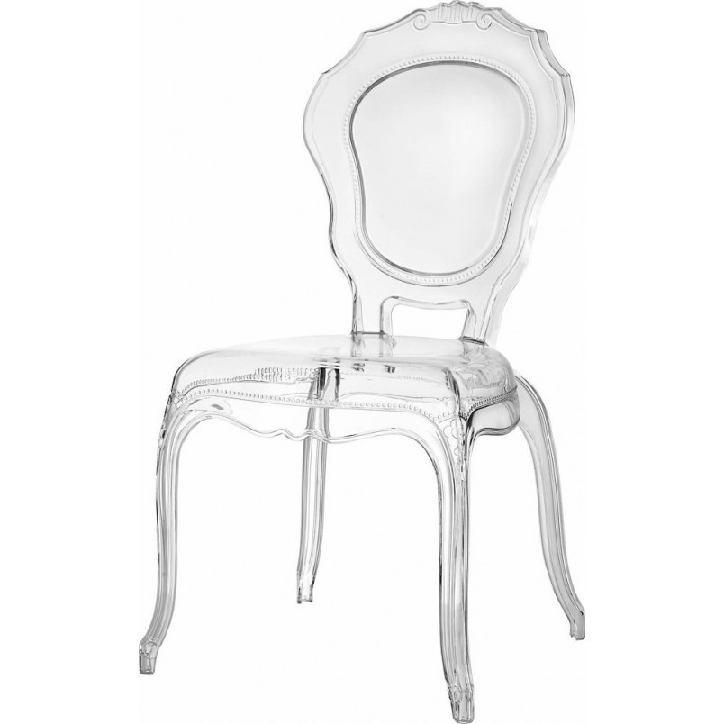 Krzesło Przezroczyste Queen Intesi - Elegancki Design | Sklep