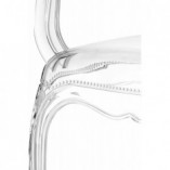 Krzesło Przezroczyste Queen Arm Intesi | Elegancki Design