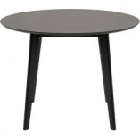 Stół okrągły loft Roxby 105cm czarny Actona - Stylowy design