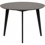Stół okrągły loft Roxby 105cm czarny Actona - Stylowy design