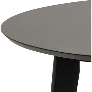 Stół okrągły loft Roxby 105cm czarny Actona - Stylowy design