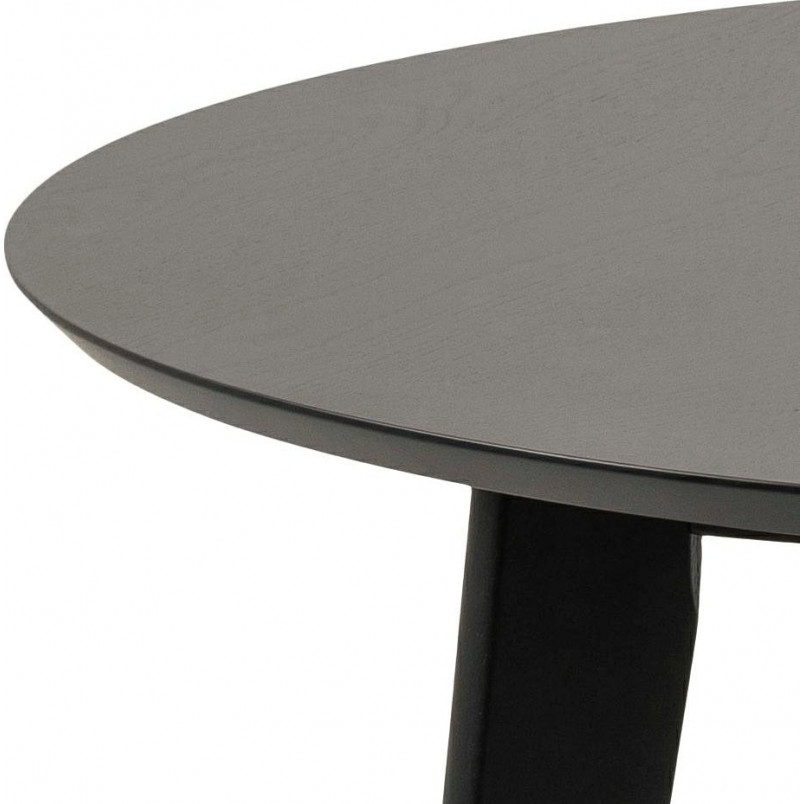 Stół okrągły loft Roxby 105cm czarny Actona - Stylowy design