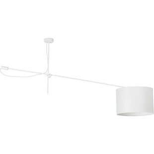 Lampa sufitowa na wysięgniku z abażurem Viper 24 Biała marki Nowodvorski