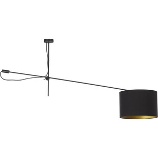 Lampa sufitowa na wysięgniku z abażurem Viper 24 Czarna marki Nowodvorski