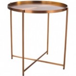 Stolik miedziany Moon 50cm - Moos Home | Elegancki stolik kawowy