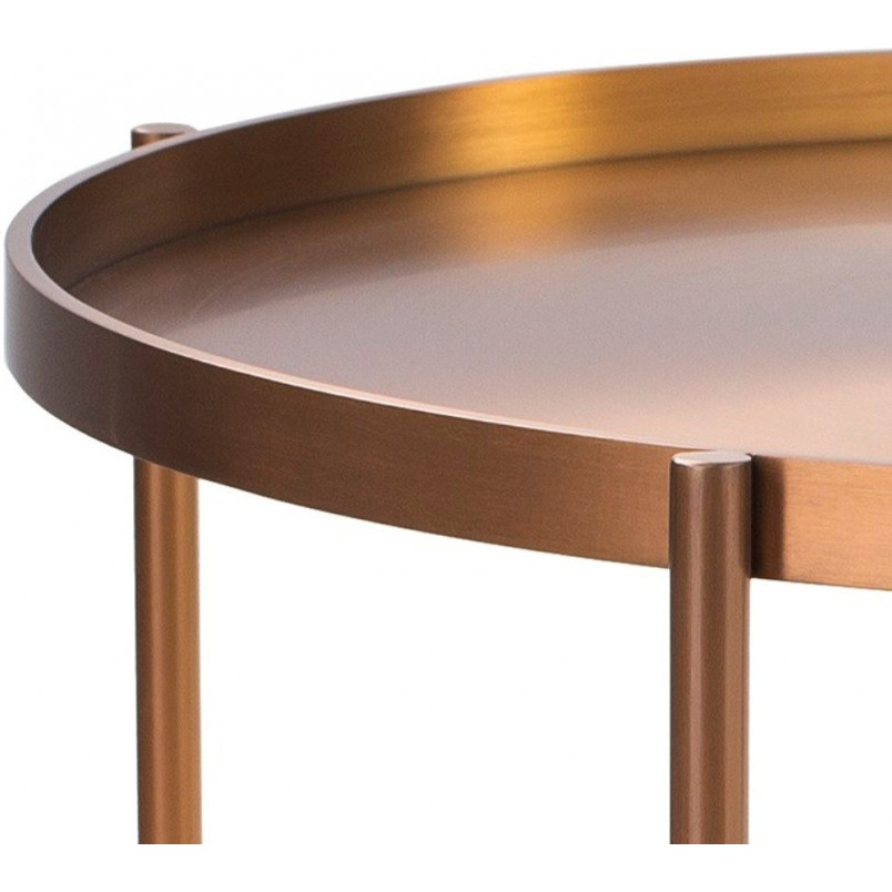 Stolik miedziany Moon 50cm - Moos Home | Elegancki stolik kawowy