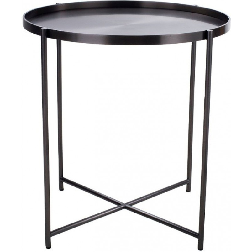 Stolik boczny okrągły Moon 50cm tytan | Moos Home