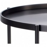 Stolik boczny okrągły Moon 50cm tytan | Moos Home