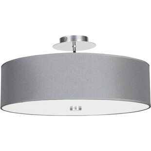 Plafon okrągły z abażurem Viviane 50 Szary marki Nowodvorski