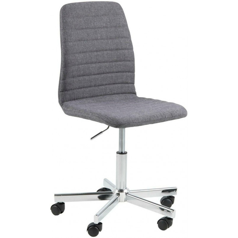 Krzesło biurowe obrotowe Amanda Szare Actona do biurka.