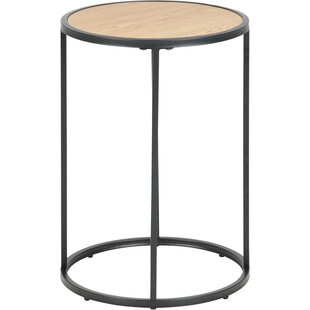 Stolik boczny Actona Seaford | Dąb, 40cm | Skandynawski Design