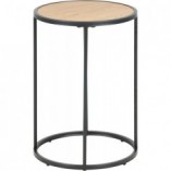 Stolik boczny Actona Seaford | Dąb, 40cm | Skandynawski Design
