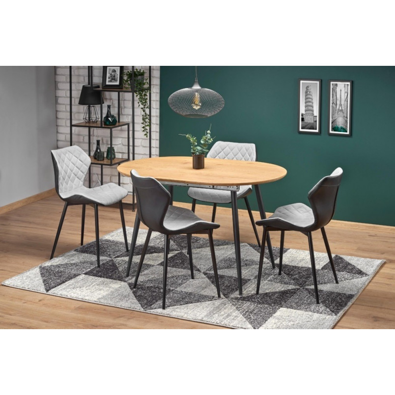 Stół rozkładany loft Colorado | Halmar | Dąb Złoty | 120x80
