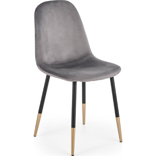 Krzesło welurowe glamour K379 Halmar - Elegancki design | Sklep meblowy