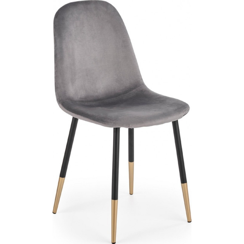 Krzesło welurowe glamour K379 Halmar - Elegancki design | Sklep meblowy