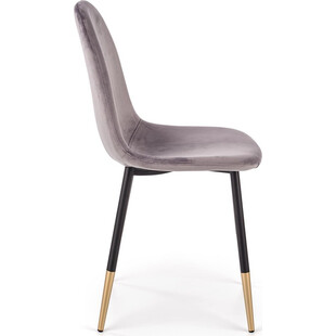 Krzesło welurowe glamour K379 Halmar - Elegancki design | Sklep meblowy
