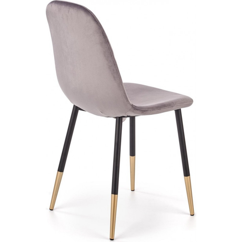 Krzesło welurowe glamour K379 Halmar - Elegancki design | Sklep meblowy