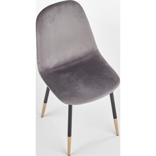 Krzesło welurowe glamour K379 Halmar - Elegancki design | Sklep meblowy