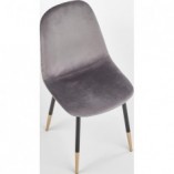 Krzesło welurowe glamour K379 Halmar - Elegancki design | Sklep meblowy