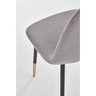 Krzesło welurowe glamour K379 Halmar - Elegancki design | Sklep meblowy