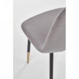 Krzesło welurowe glamour K379 Halmar - Elegancki design | Sklep meblowy