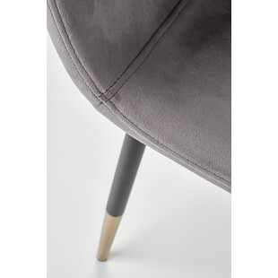 Krzesło welurowe glamour K379 Halmar - Elegancki design | Sklep meblowy