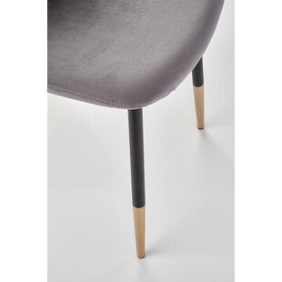 Krzesło welurowe glamour K379 Halmar - Elegancki design | Sklep meblowy