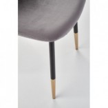Krzesło welurowe glamour K379 Halmar - Elegancki design | Sklep meblowy