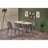 Krzesło welurowe glamour K379 Halmar - Elegancki design | Sklep meblowy