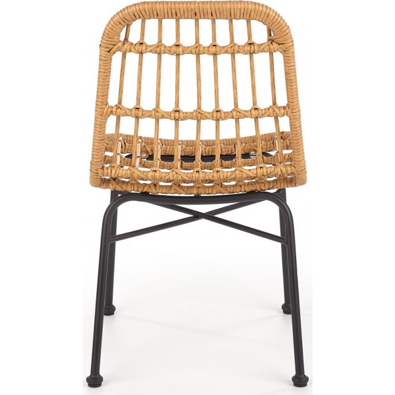 Krzesło rattanowe boho K401 Halmar - Naturalny design