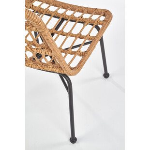 Krzesło rattanowe boho K401 Halmar - Naturalny design