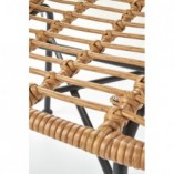 Krzesło rattanowe boho K401 Halmar - Naturalny design