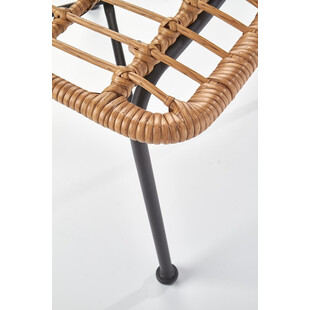 Krzesło rattanowe boho K401 Halmar - Naturalny design