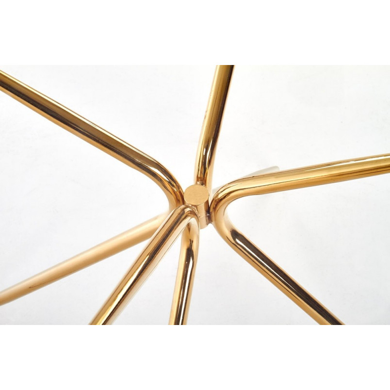 Stół szklany okrągły glamour Rondo 110cm - Halmar
