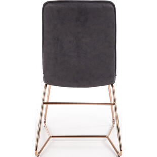Krzesło glamour Halmar K390: Kremowy/Złoty - Stylowy design