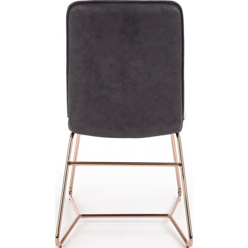Krzesło glamour Halmar K390: Kremowy/Złoty - Stylowy design