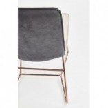 Krzesło glamour Halmar K390: Kremowy/Złoty - Stylowy design