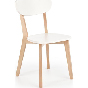 Krzesło drewniane Buggi białe Halmar | Skandynawski Design
