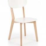 Krzesło drewniane Buggi białe Halmar | Skandynawski Design