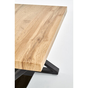 Stolik Industrialny Xena Halmar | 60x60cm | Dąb Naturalny